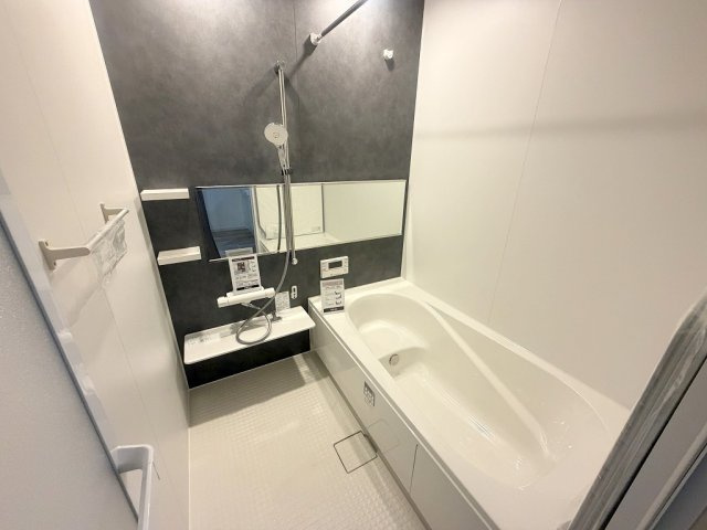 三郷市後谷　新築戸建　全1棟の浴室|追焚・浴室乾燥機付きの快適な一坪バス