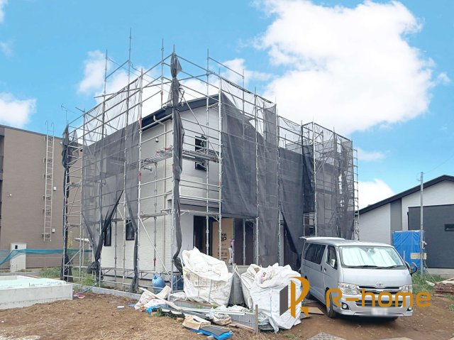 つくば市要4期　新築戸建て　2号棟の外観|ご予約を頂ければ、『平日』はもちろん『早朝』や『夜間』もご見学可能です♪お気軽にお申し付けください♪