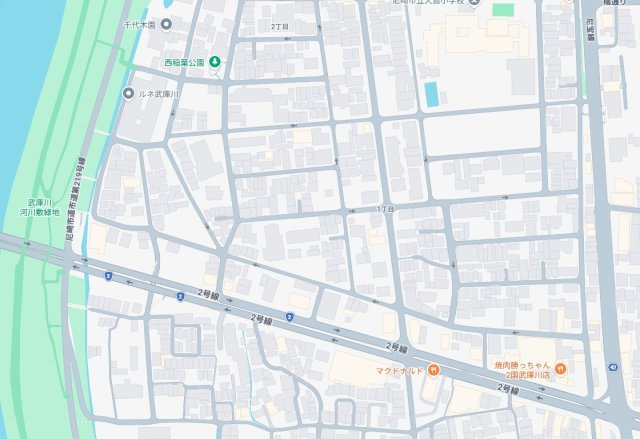 29日(土)30日(日)現地ご見学可能！　尼崎市稲葉荘　限定1邸の地図