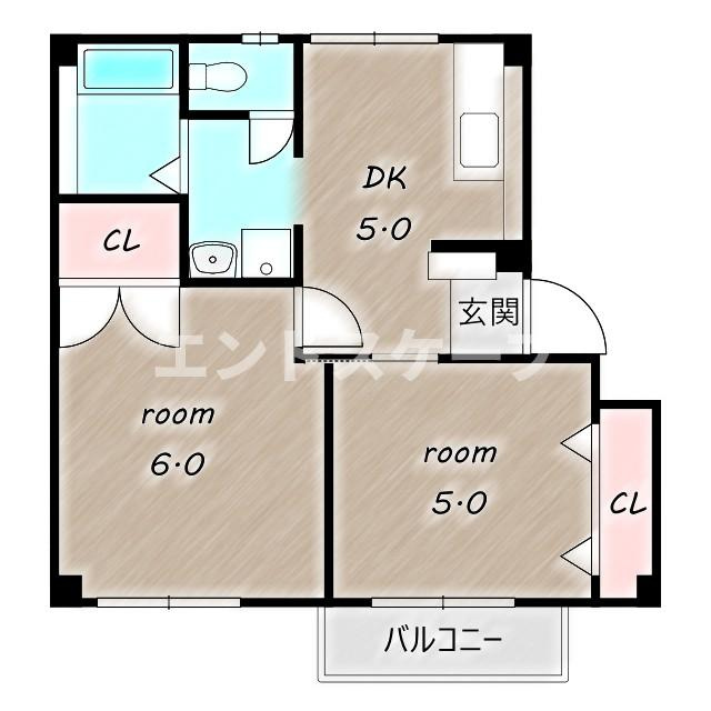 ファミールメゾンＰⅤの間取り