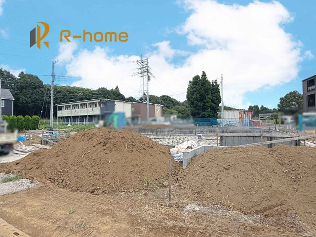 つくば市要4期　新築戸建て　4号棟の外観|ご予約を頂ければ、『平日』はもちろん『早朝』や『夜間』もご見学可能です♪お気軽にお申し付けください♪