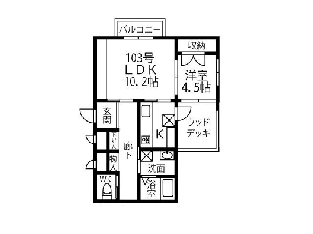 ラトゥールの間取り