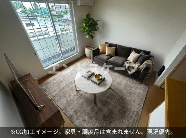 ビサイドパークの居間・リビング|高崎、前橋のお部屋探しはエンドスケープまで！お客様の理想お聞かせ下さい♪
