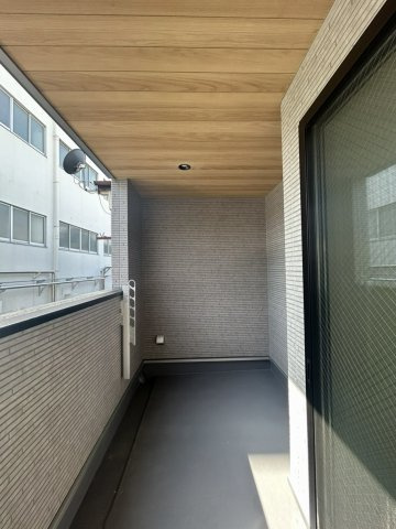 千石二丁目戸建てのバルコニー|広々としたバルコニーです