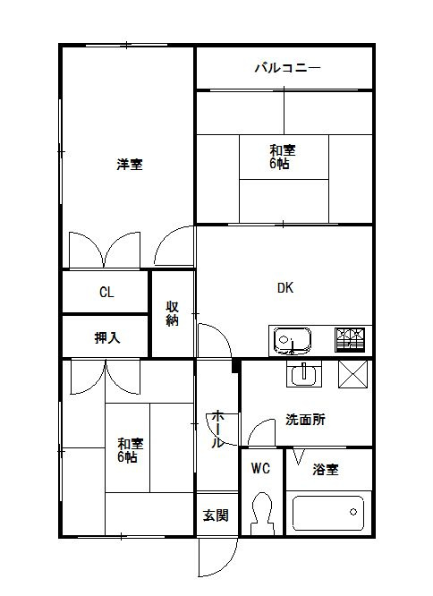 志免ライフビルの間取り