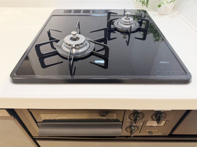【キッチン】 | アイリス大森シティ | グリル付き二口ガスコンロ
