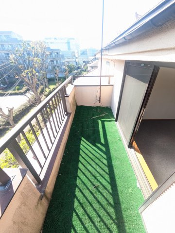 第３コーポ市瀬のバルコニー