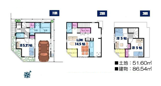 東新小岩４丁目新築戸建の画像