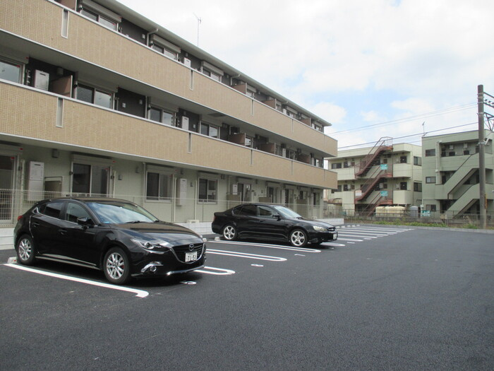 コーポスカイHの駐車場