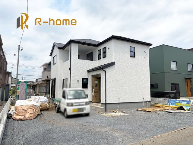 水戸市堀町第23　新築戸建て　1号棟の外観|ご予約を頂ければ、『平日』はもちろん『早朝』や『夜間』もご見学可能です♪お気軽にお申し付けください♪