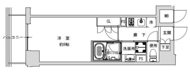 プライマル千石の間取り