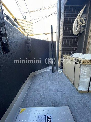 セレニテ難波ミラク参番館のバルコニー