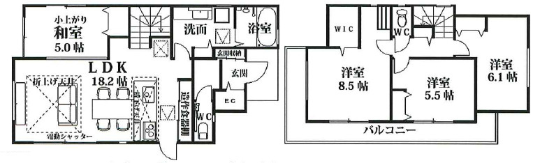 Felicity 川越市岸町第3期の間取り|4LDK