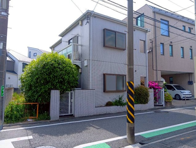 世田谷区経堂　建築条件なし売地の外観