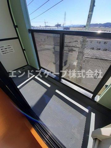 ノースコートＡのバルコニー|高崎、前橋のお部屋探しはエンドスケープまで！お客様の理想お聞かせ下さい♪