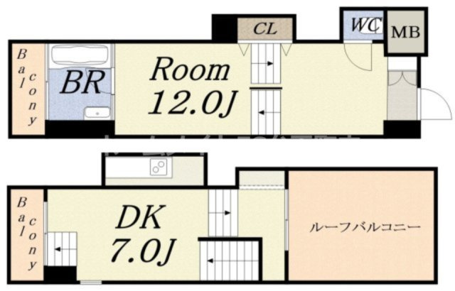 【間取り】 | U residence 弁天町