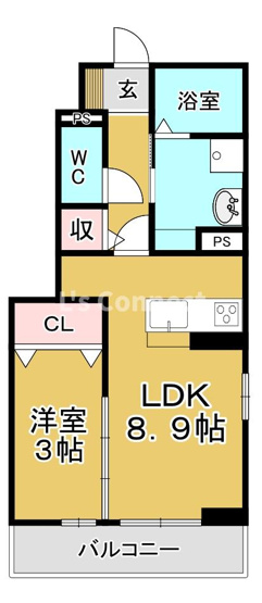 【間取り】 | Ｄ’ｒｏｏｍ八乙女中央Ｅ棟