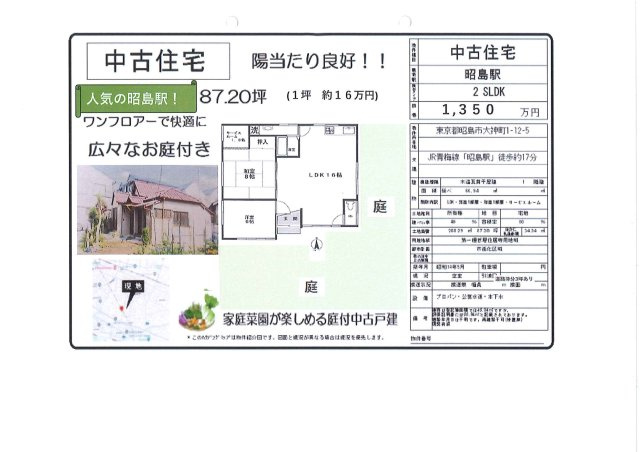 昭島市大神町１丁目　中古戸建