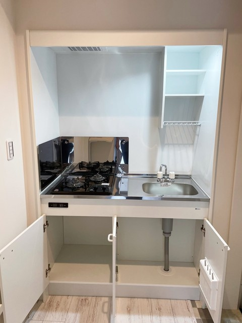 板橋区幸町のアパートのキッチン