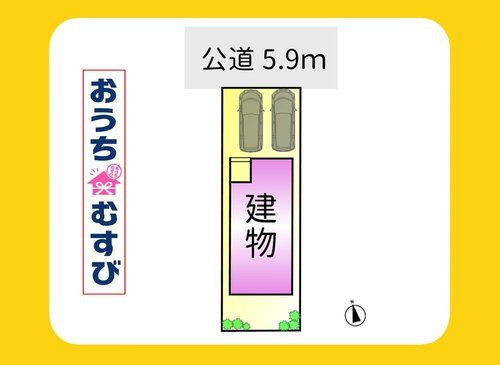 春日井市西本町3丁目216番(全1棟)の区画図