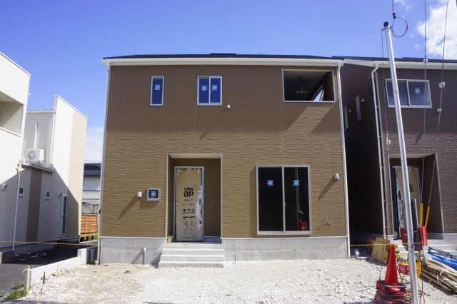 大津朝倉1丁目　新築建売戸建て　令和8年11月頃完成予定　■1号棟■の外観|令和8年10月8日撮影