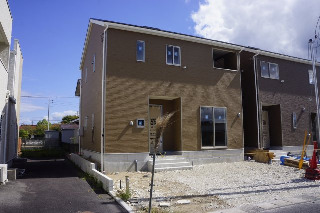 大津朝倉1丁目　新築建売戸建て　令和8年11月頃完成予定　■1号棟■の外観|令和8年10月8日撮影