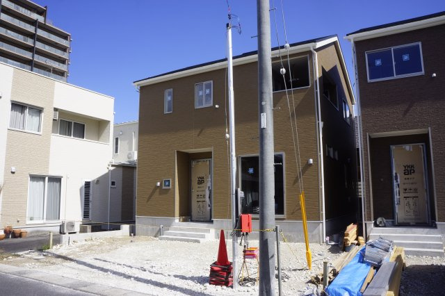 大津朝倉1丁目　新築建売戸建て　令和8年11月頃完成予定　■1号棟■の外観|令和8年10月8日撮影