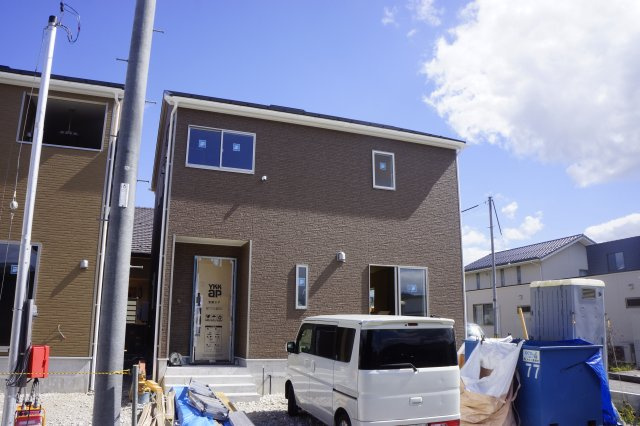 大津朝倉1丁目　新築建売り戸建て　令和8年11月頃完成予定　■2号棟■の外観|令和8年10月8日撮影