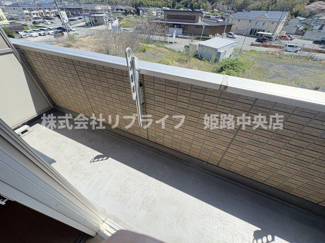 セジュール東阿保Bのバルコニー
