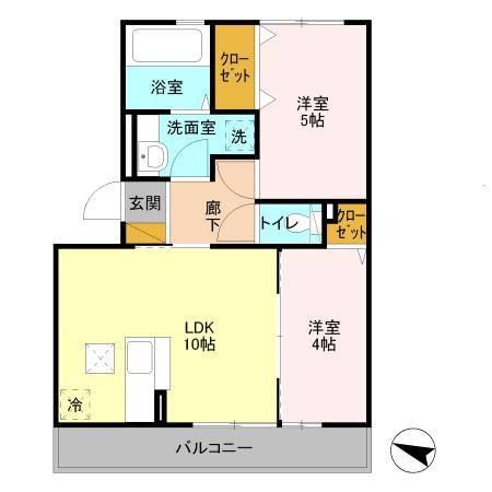 【間取り】 | グランドゥールヒルⅠ | 間取り