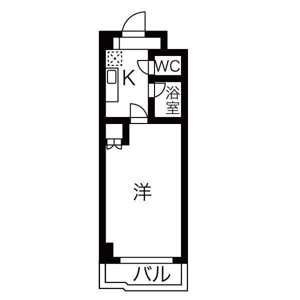 ハウザー高畑の間取り