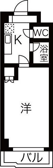 ハウザー高畑の間取り