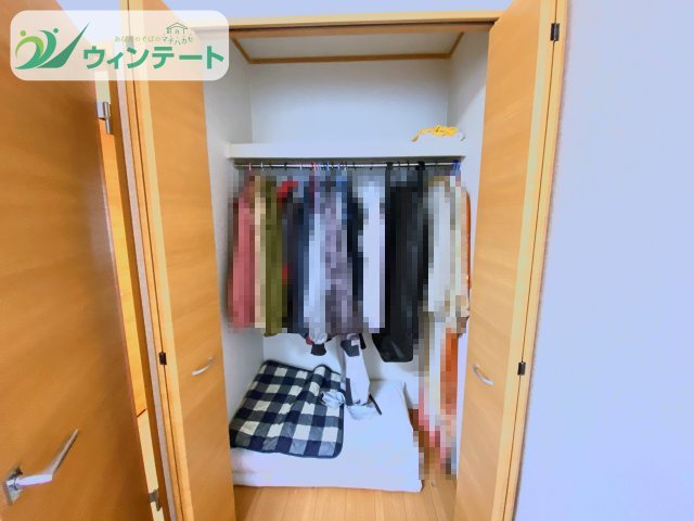 龍ケ崎市白羽　中古戸建の収納|たっぷり収納できるクローゼット付き。衣類や小物を整理しやすく、いつでもお部屋がきれいに保てます。