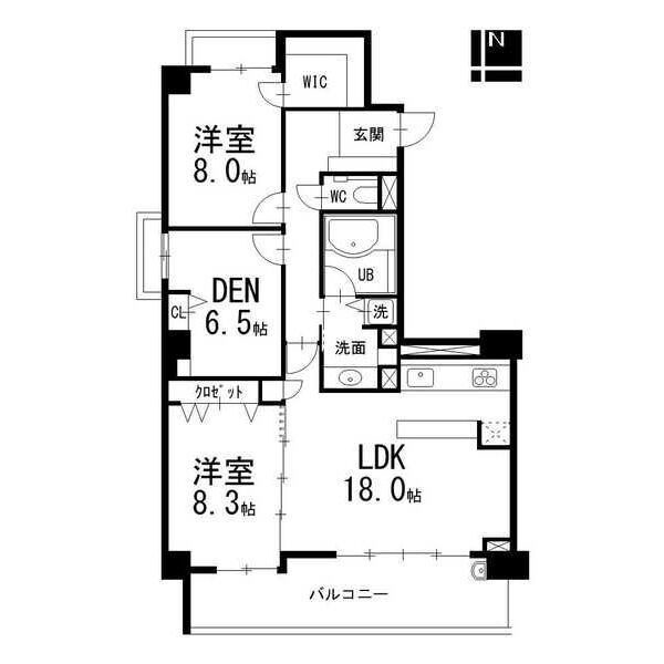 ヴィッラ松月の間取り
