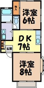 エステート八事B棟の間取り