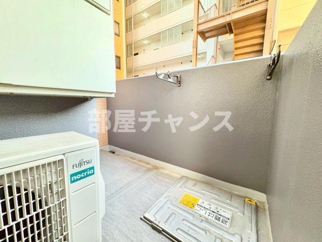 LaSante東別院のバルコニー