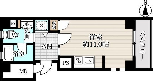 04_ENSHOW　QUATTROの間取り