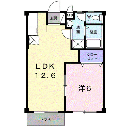 エレガンス鶴の間取り