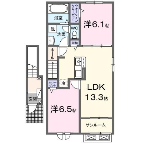 瀬戸アパートＢの間取り