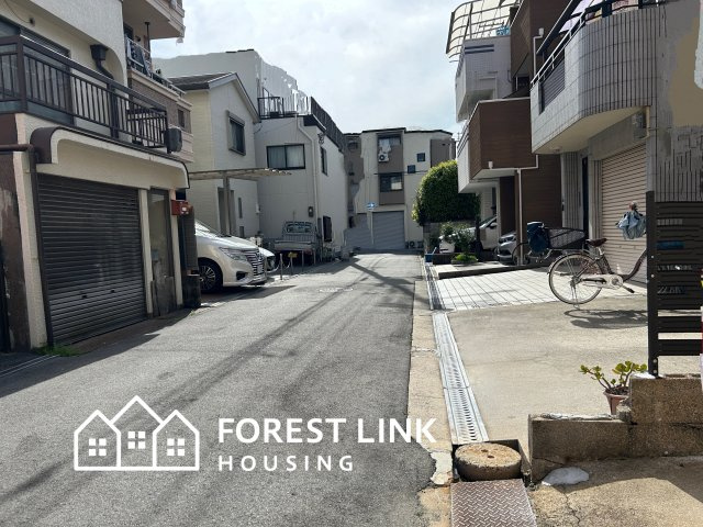 西今川3丁目の前面道路含む現地写真