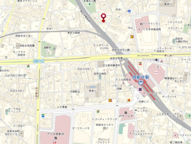 メゾンソレイユの地図|★案内図★