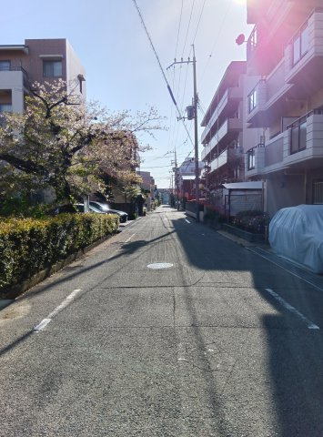 グラーノ芦屋の周辺|前面道路は広く歩行者にも安全です