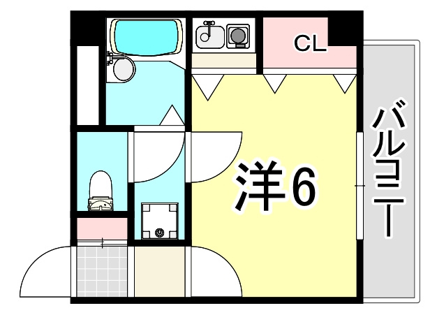ナッツダムスタジオーネ塚口の間取り