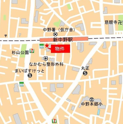 【地図】 | ＮＬ新中野レジデンス