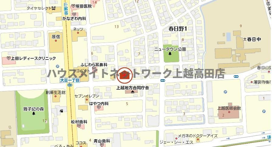 ぱれすよつやAの地図|位置図