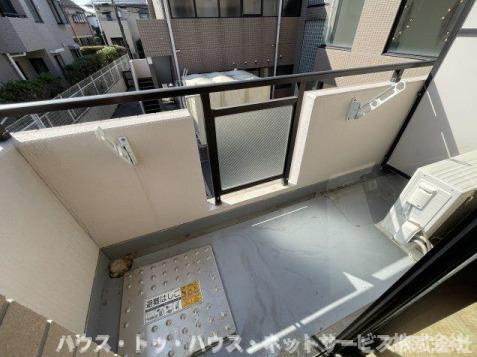 ISM北小金のバルコニー
