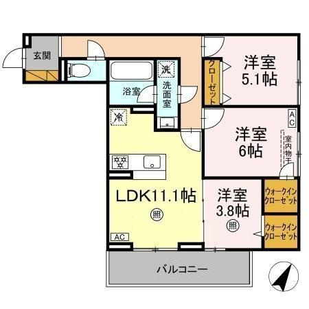 グランディール柏の葉の間取り