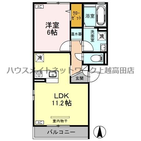 アネシス駅南の間取り|間取図
