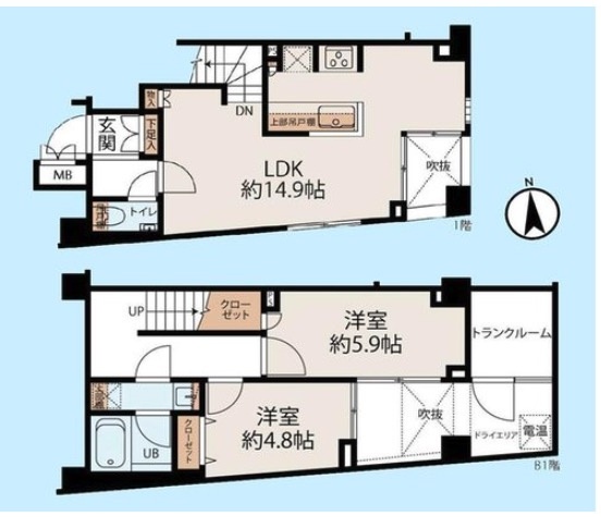 ★仲介手数料半額★オープンレジデンス赤坂テラス（戸建て感覚のメソネットタイプ）