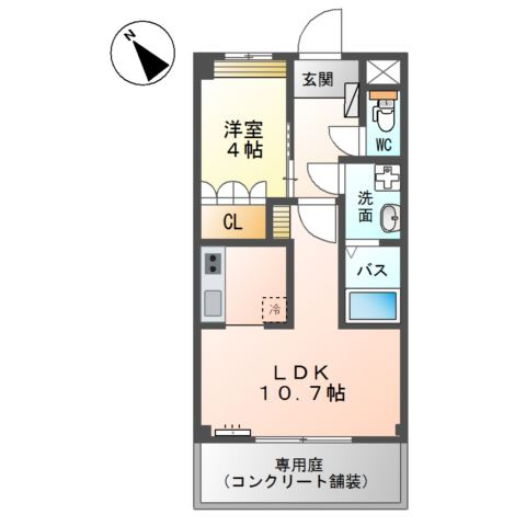 ルミナスハイムの間取り